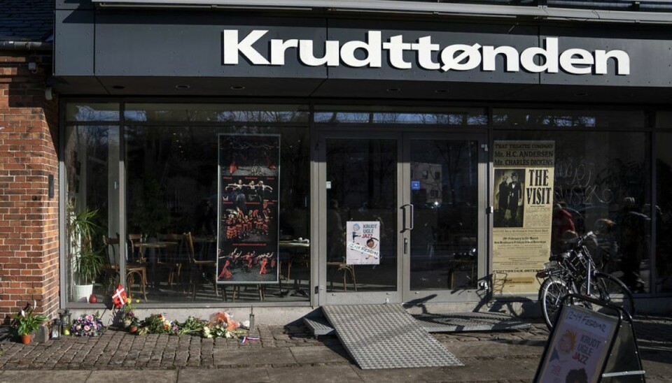 Kontroversiel film får anderledes premiere Krudttønden danner rammen om det seneste danske terror-anslag. Foto: Scanpix