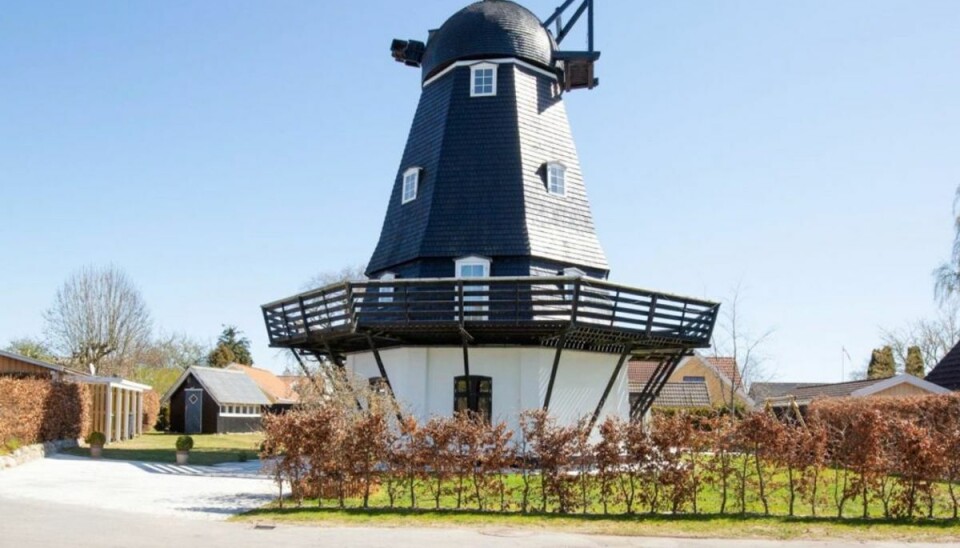 Nu kan TV-stjernes mølle blive din Sådan ser Tina Maria Hansens mølle ud. Nu kan den blive din. Foto: Kjeldskov & Co – Greve