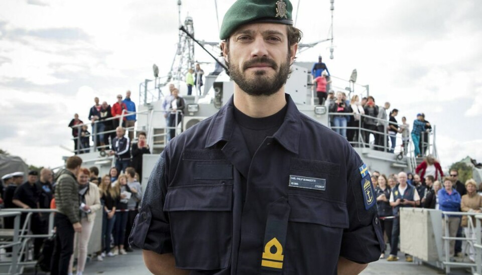 Prins Carl Philip har meldt sig til militærtjeneste
