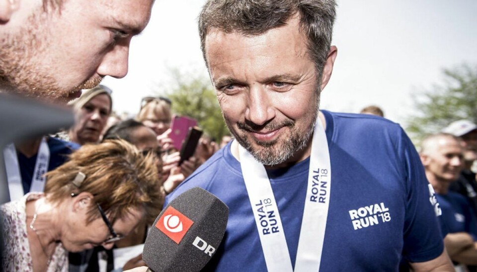 Stort tillykke: Kronprins Frederik fylder år Kronprins Frederik som han skulle have fejret sin fødselsdag. I løbetøjet til Royal Run. (Foto: Mads Claus Rasmussen/Scanpix)