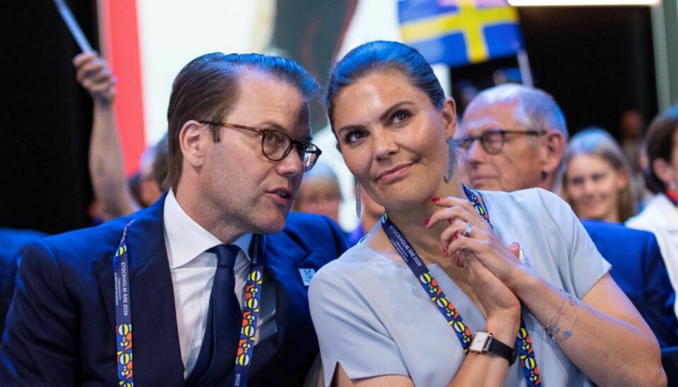 Det svenske kronprinsessepar fejret bryllupsdag i dag den 19. juni. Arkivfoto Scanpix.