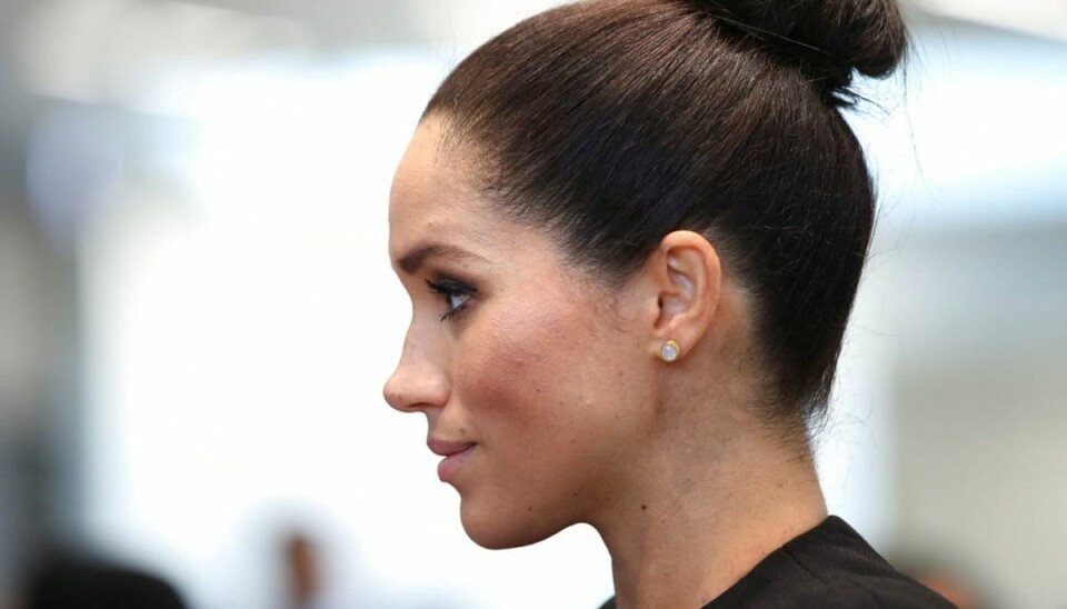 Foto: Pool / SCANPIX Meghan prøver lige nu at beskytte sine venner mod pressen.Foto: Pool / SCANPIX