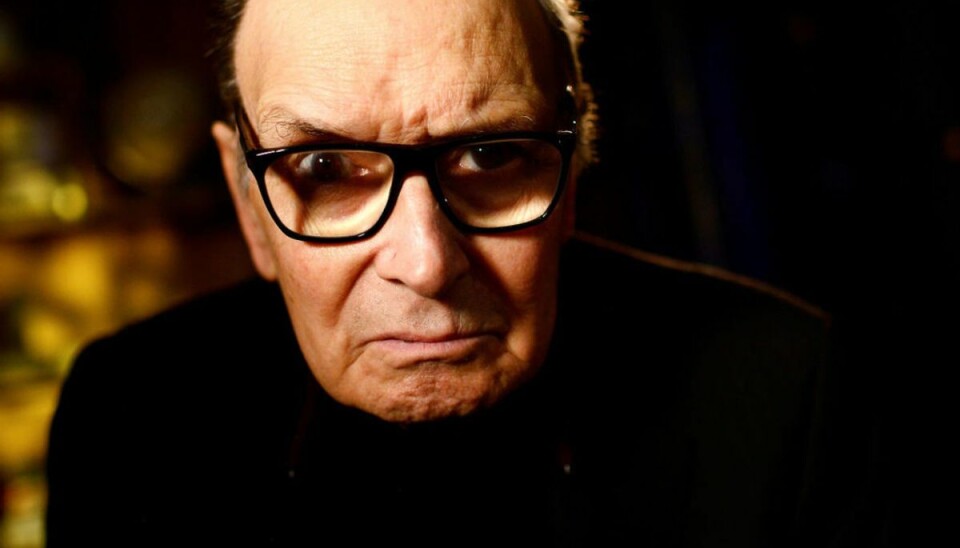 Komponisten Ennio Morricone er død. Foto: Scanpix