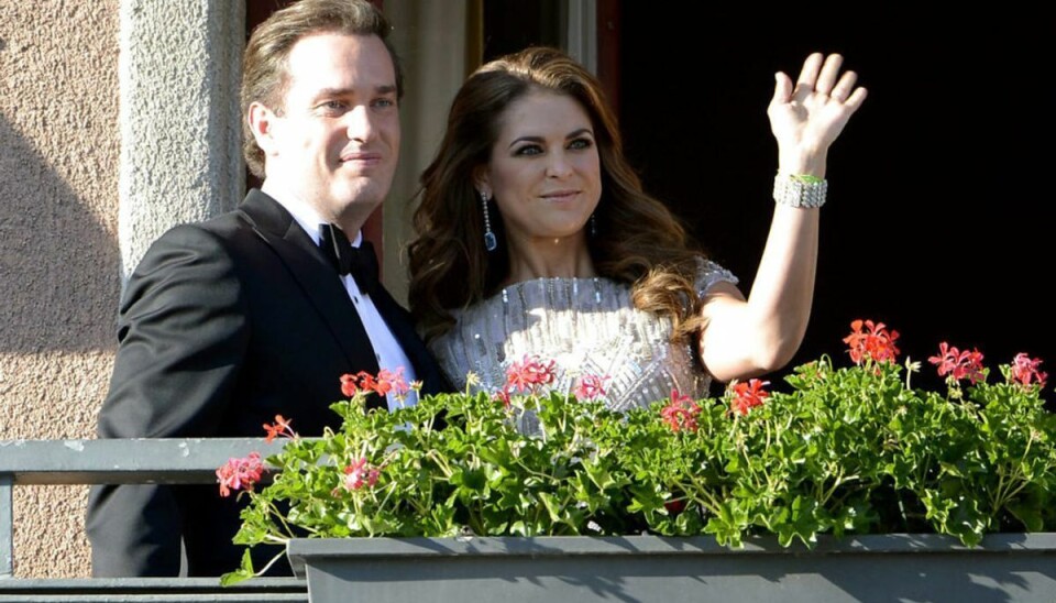 Foto: SCANPIX SWEDEN Prinsesse Madeleine med hendes mand Chris O’Neill.Foto: SCANPIX SWEDEN