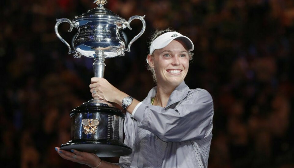 Caroline Wozniacki fejrede sin største triumf, da hun i 2018 vandt Australian Open. Foto: Issei Kato/Reuters