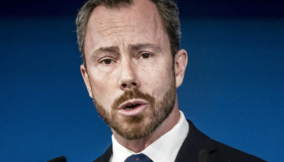 Sygemeldt i flere uger Jakob Ellemann-Jensen, formand for Venstre, skal oppereres for to diskusprolapser i nakken. Arkivfoto: Liselotte Sabroe/Ritzau Scanpix.