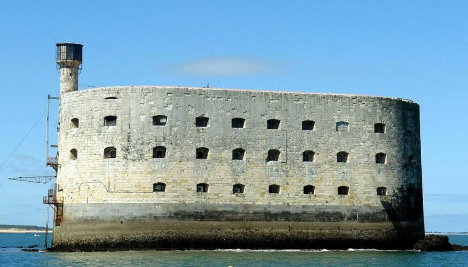 Fort Boyard, hvor optagelserne til Fangerne på Fortet foregår. Foto: Scanpix