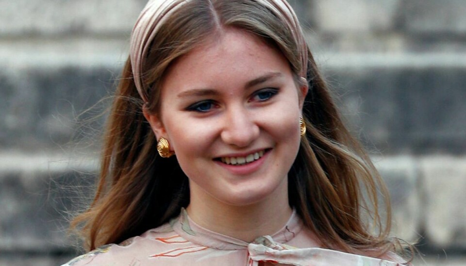 Belgiske kronprinsesse Elisabeth, der fylder 19 år til oktober, er netop startet på en fire år lang officeruddannelse på Royal Military Academy i Bruxelles. Klik videre i galleriet for flere billeder. Foto: Scanpix/REUTERS/Francois Lenoir