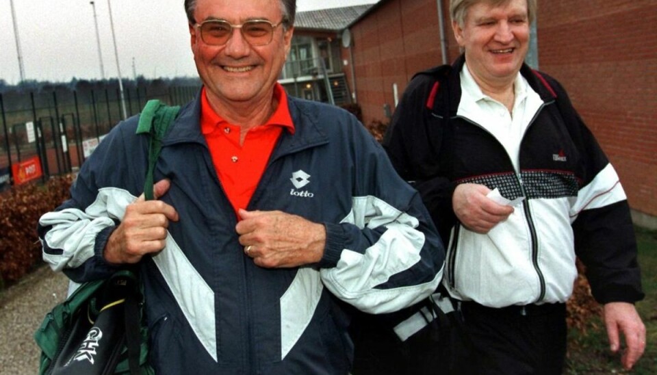 Prins Henrik og Knud Roding var i årtier tennismakkere. Foto: Scanpix