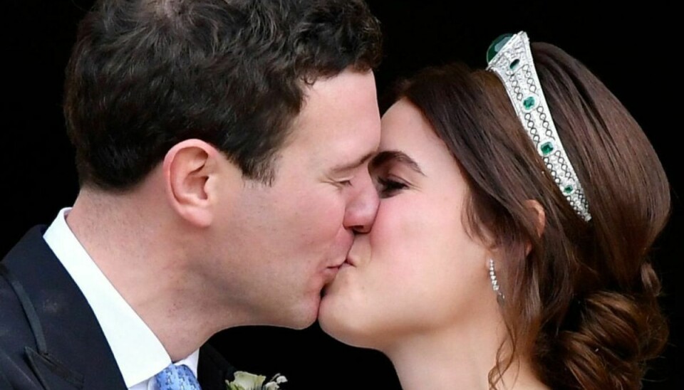 Prinsesse Eugenie og Jack Brooksbank kan fejre bryllupsdag. KLIK FOR FLERE BILLEDER FRA DERES VIELSE. Foto: Scanpix.
