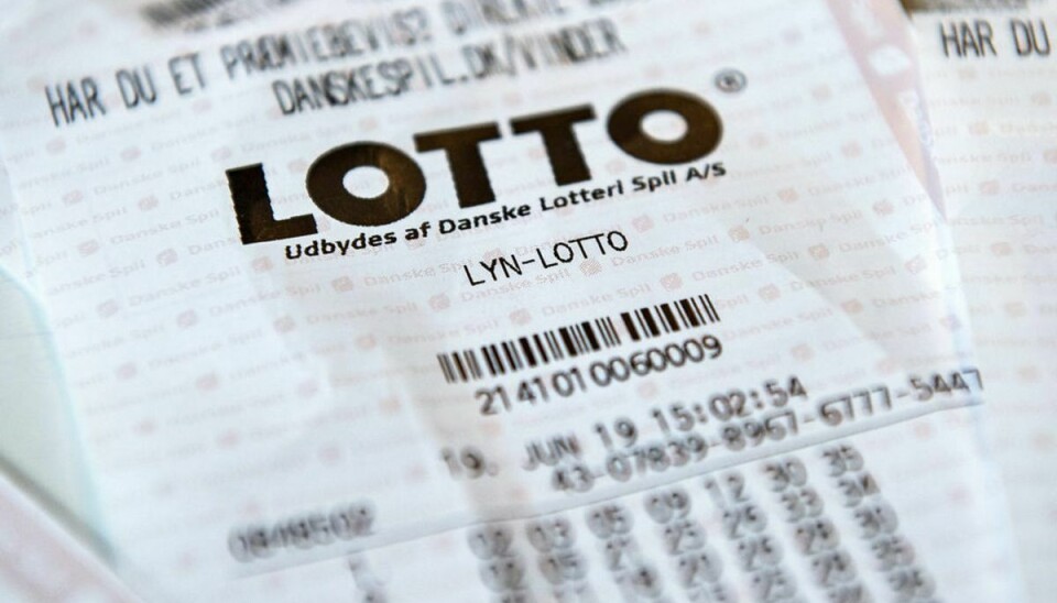 En mand i 60’erne var deprimeret, inden han vandt i Lotto. Foto: Henning Bagger/Ritzau Scanpix