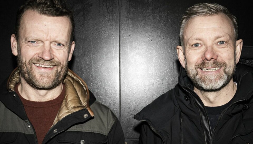 DR udklækker nye satirikere “Casper & Mandrilaftalen”, som Frank Hvam og Casper Christensen blandt andre var med i, begyndte på DR. Her ses de to komikere i anledning af deres tredje film i “Klovn”-universet. (Arkivfoto) – Foto: Niels Christian Vilmann/Ritzau Scanpix.