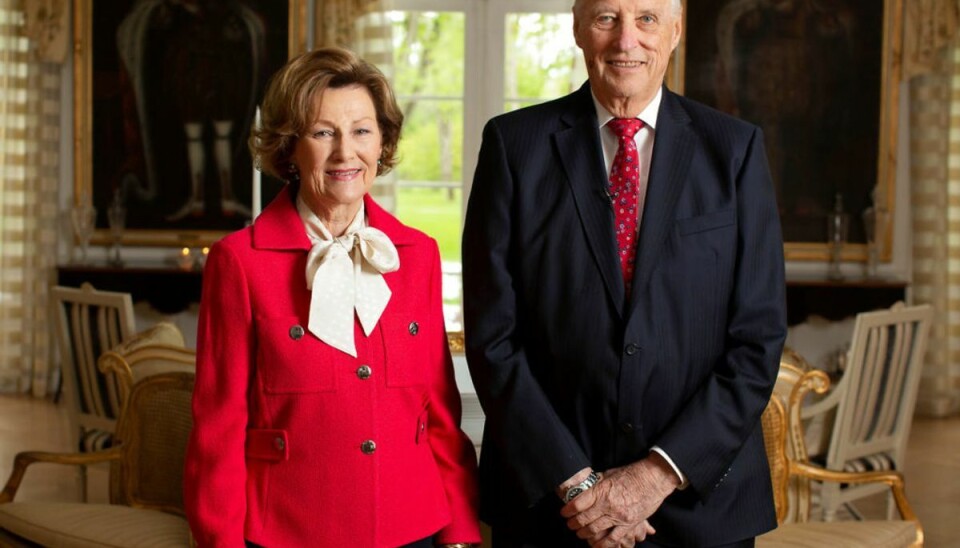 Kongen og dronningen i karantæne Kong Harald og Dronning Sonja er gået i karantæne. Foto: NTB Scanpix