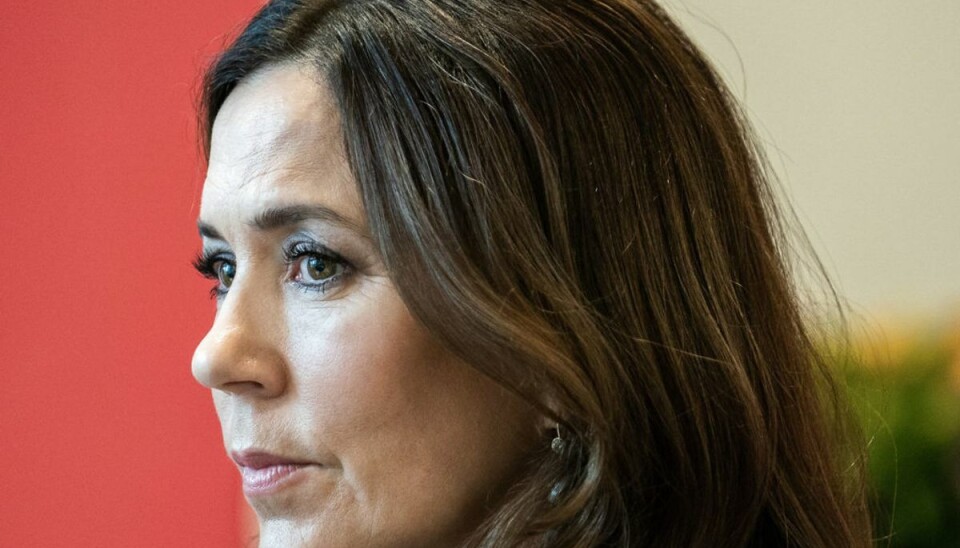 I dag skal Mary tale til de unge Kronprinsesse Mary er med på dette års Ungdommens Folkemøde, der i coronaens tegn holdes som onlinemøde. Arkivfoto: Emil Helms/Ritzau Scanpix.