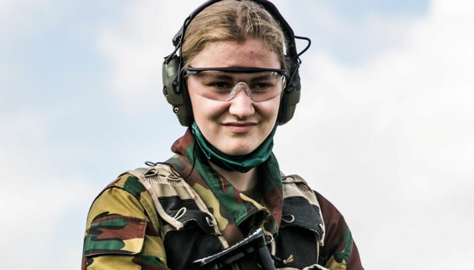 Prinsesse Elisabeth gennemgår i øjeblikket et forløb på Det kongelige militærakademi i Bruxelles. Foto: Belgian Royal Palace/Reuters.