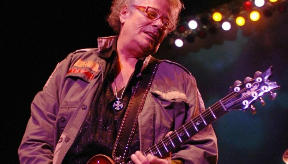 Den amerikanske Rock-guitar ekvilibrist Leslie West er død. Han blev 75 år. Foto: Scanpix/