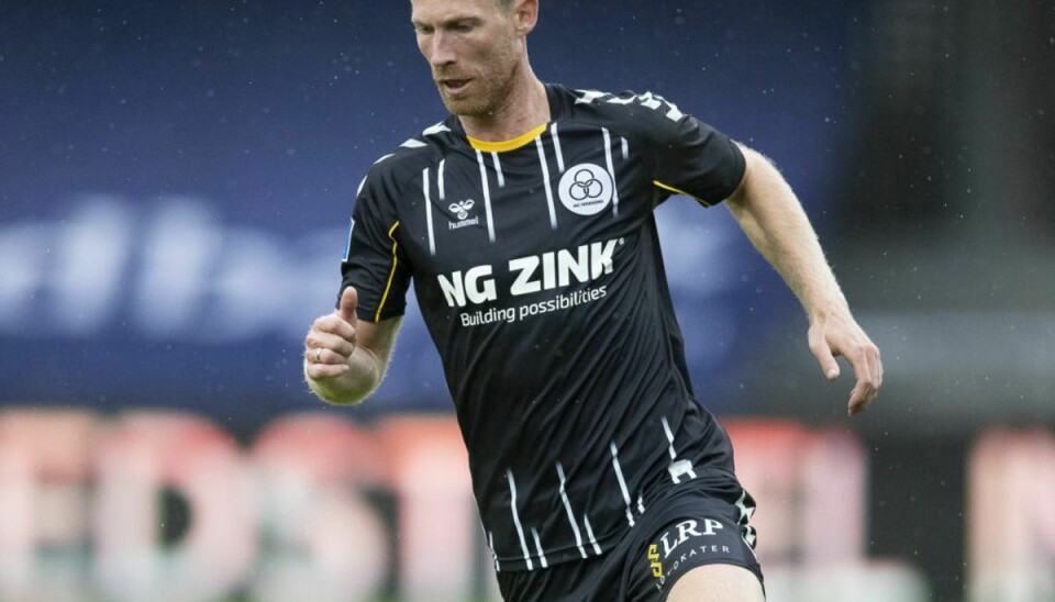 Jonas Thorsen har spillet 155 kampe i Superligaen. Han kommer først på banen igen i 2021. Foto: Frank Cilius/Scanpix.