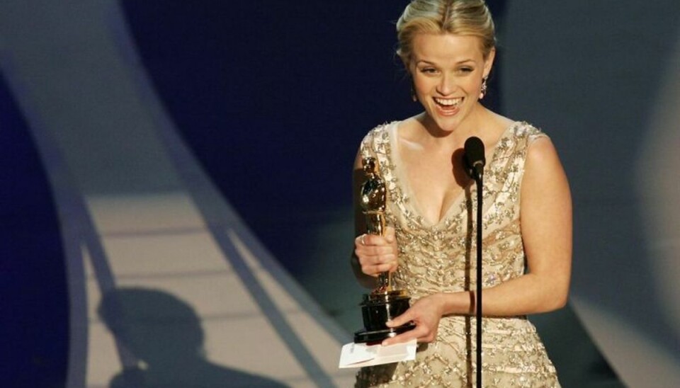 Reese Witherspoon har fødselsdag i dag, onsdag den 22. marts. Her ses hun tilbage i 2006, da hun modtog sin Oscar for hovedrollen i Walk The Line. Arkivfoto: Gary Hershorn/Scanpix Reese Witherspoon har fødselsdag i dag, onsdag den 22. marts. Her ses hun tilbage i 2006, da hun modtog sin Oscar for hovedrollen i Walk The Line. Arkivfoto: Gary Hershorn/Scanpix