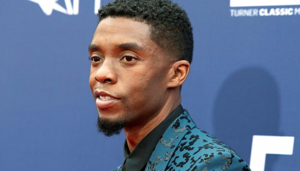 Den afdøde skuespiller Chadwick Boseman modtager posthumt prisent for Bedste Mandlige SKuespiller ved dette års Golden Globes. Foto: Scanpix.