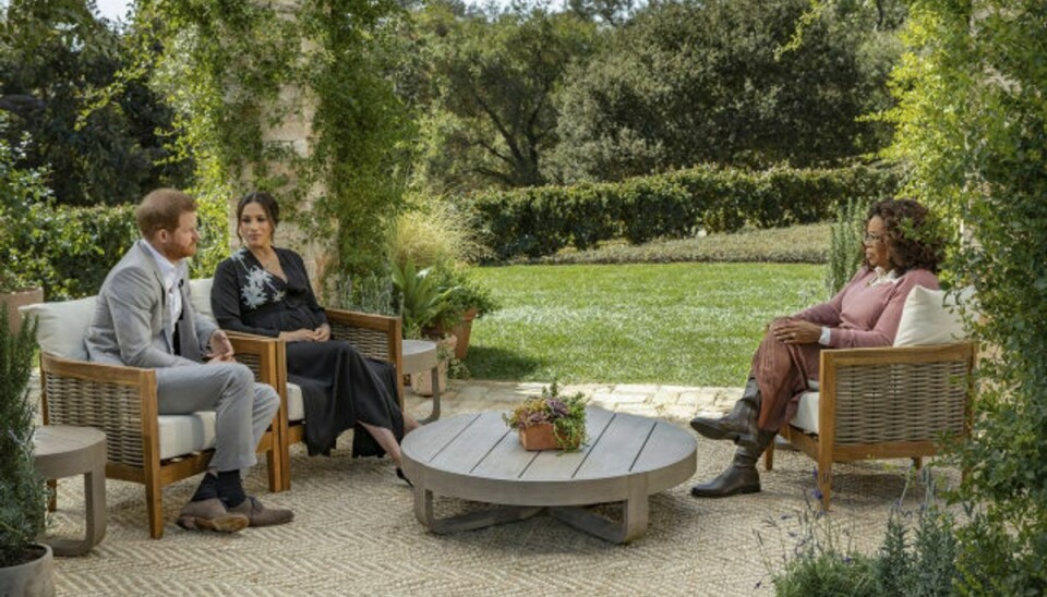 Første klip fra imødeset interview Interviewet med Harry og Meghan vises søndag 7. marts klokken 20.00 lokal tid på CBS. Foto: Joe Pugliese/Scanpix