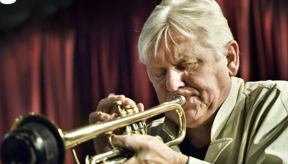 Dansk musikikon runder skarpt hjørne Gennem årene har Palle Mikkelborg arbejdet og spillet sammen med en række store jazznavne som Dexter Gordon, Gil Evans og Niels Henning-Ørsted Pedersen. (Arkivfoto) – Foto: Torben Christensen/Ritzau Scanpix