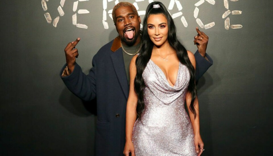 Kim Kardashian og Kanye West skal skilles, skriver flere medier. Foto: Scanpix.