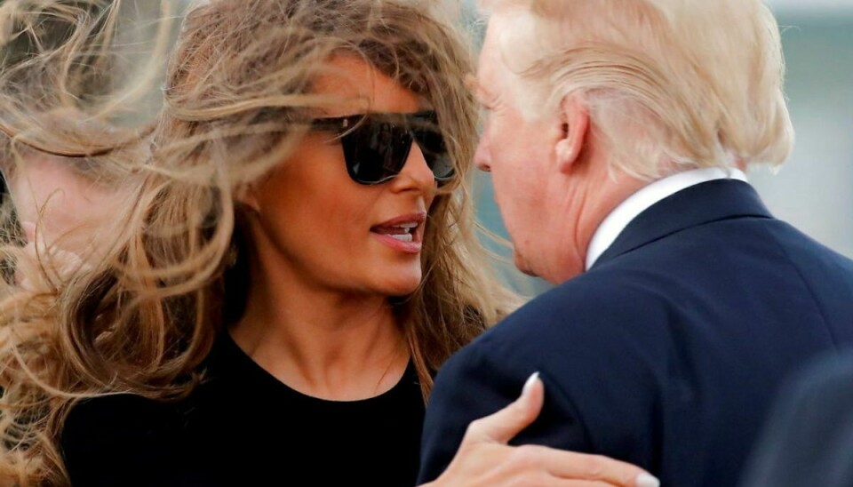 Donald Trump er tilsyneladende ikke i tvivl. Han og fru Melania vender tilbage til Det Hvide Hus i 2024. Klik videre for flere billeder. Foto: Scanpix/REUTERS/Carlos Barria/File Photo