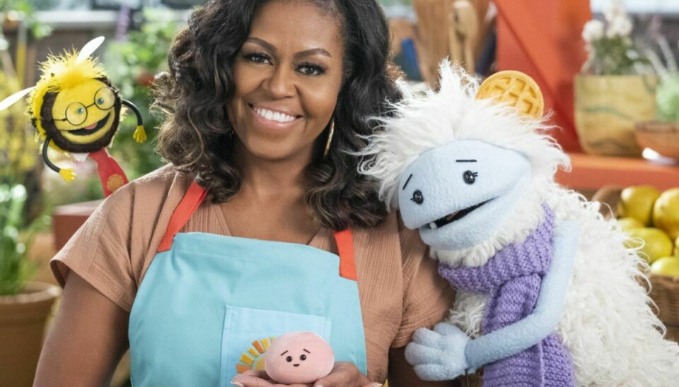 I sin tid som førstedame havde Michelle Obama børns sundhed som en af sine mærkesager. Hun beskriver tv-serien som en forlængelse af det arbejde. – Foto: ADAM ROSE/NETFLIX/Free