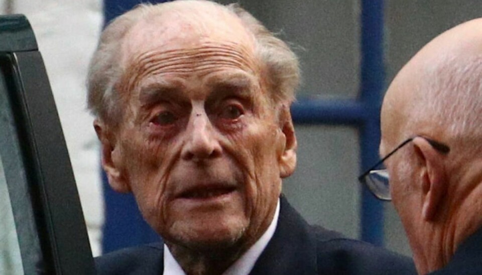 Prins Philip i sorg på hospitalet En af prins Philips nære venner er gået bort, mens den aldrende prins er indlagt på hospitalet. Foto: Scanpix.