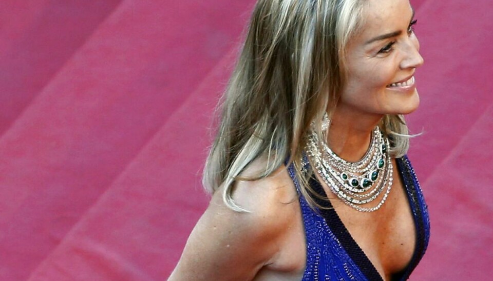 Sharon Stone fik brysterne opereret i 2001. Foto. Scanpix