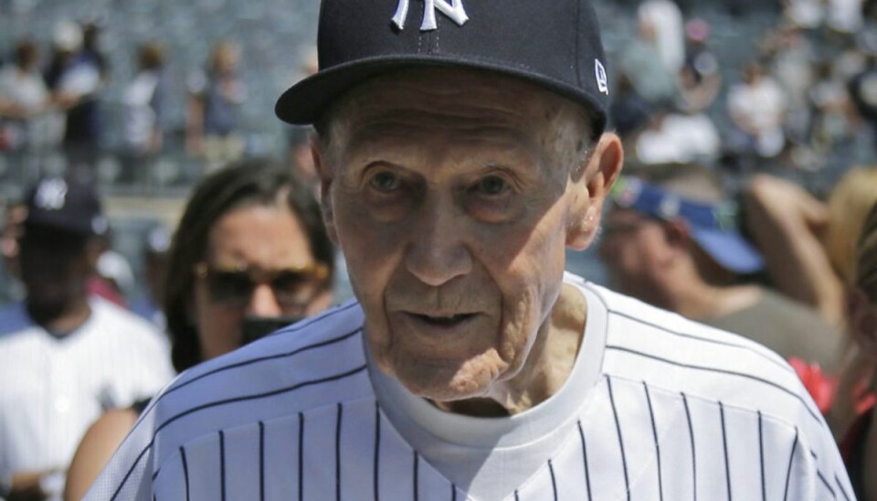 Et stort forbillede er død FDen legendariske York Yankees baseball spiller Bobby Brown er død. Han blev 96 år gammel. Foto: Scanpix/AP Photo/Seth Wenig, File