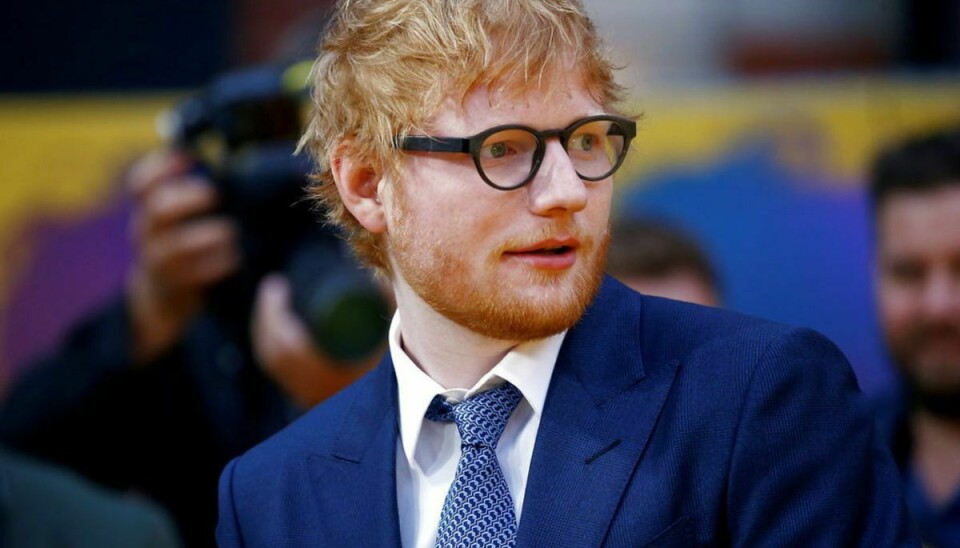 Ed Sheeran bor nær Ipswich og er fan af byens fodboldklub. Foto: REUTERS/Henry Nicholls/File Photo