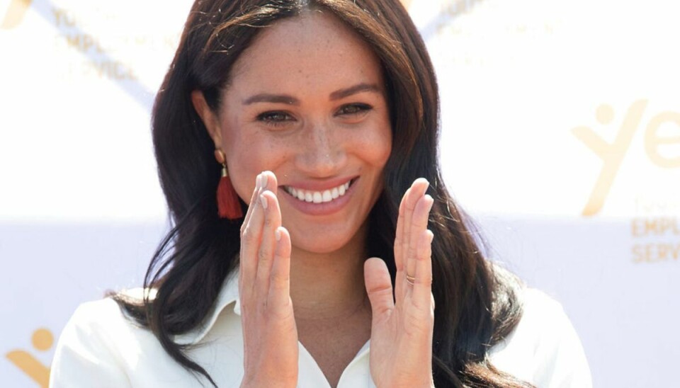 Højgravide Meghan i spritny video