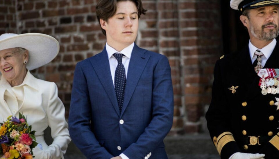 SE BILLEDERNE: Margrethe, Frederik og Christian på arbejde sammen