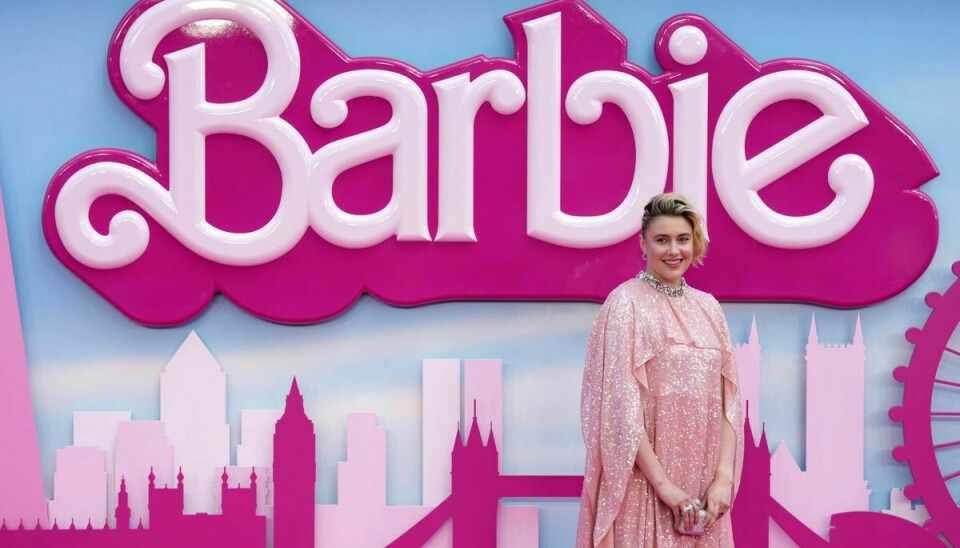 Greta Gerwig har instrueret filmen 'Barbie', som søndag har nået en ny milepæl. (Arkivfoto).
