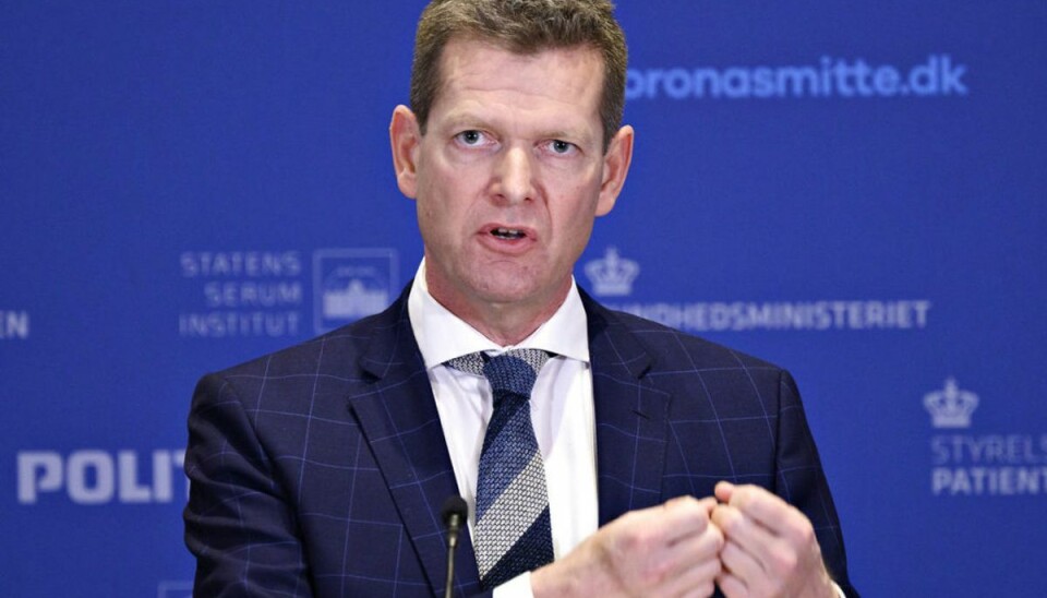 (Foto: Philip Davali/Ritzau Scanpix) Søren Brostrøm har fået første stik med covid-19-vaccine(Foto: Philip Davali/Ritzau Scanpix)