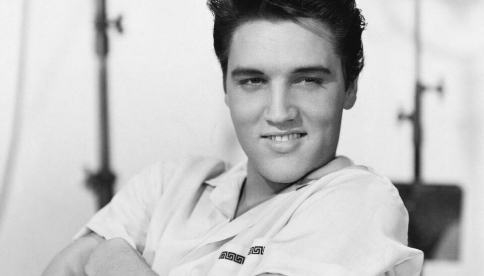 En ung Elvis Presley