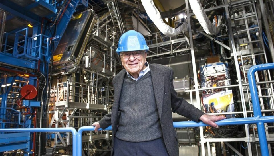 Nobelprisvinder død: Var en af de største Murray Gell-Mann ses her på CERN i Schweiz i 2012. (Foto: Scanpix)