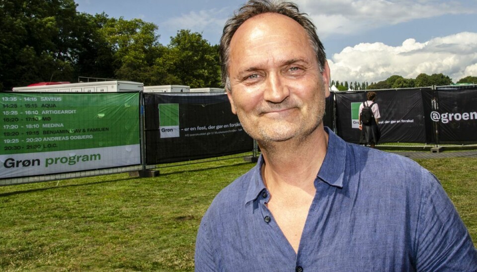 Niels Ellegaard nød sommerferien på Grøn Koncert sammen med nogle kammerater. (Foto: Kenth G. Madsen)