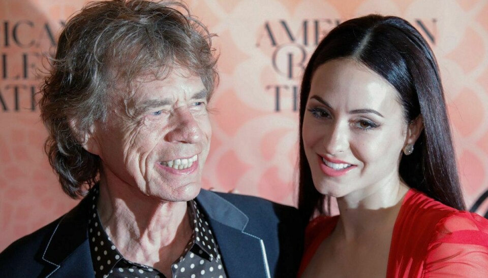 79-årig Mick Jagger og han 43 yngre forlovede, Melanie Hamrick.