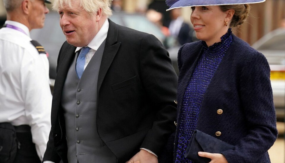 Tidligere premierminister Boris Johnson og hans kone Carrie Johnson skal om få uger være forældre igen. Tidligere premierminister Boris Johnson og hans kone Carrie Johnson skal om få uger være forældre igen.