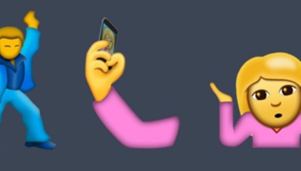 Glæd dig: 38 nye emoji-symboler på vej Selfie armen!