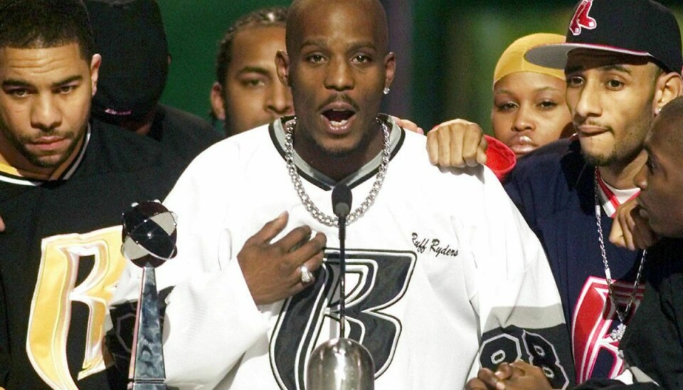 Rapperen DMX er død. Her ses han på et foto fra Billboard Music Awards i 1999. Foto: Scanpix.
