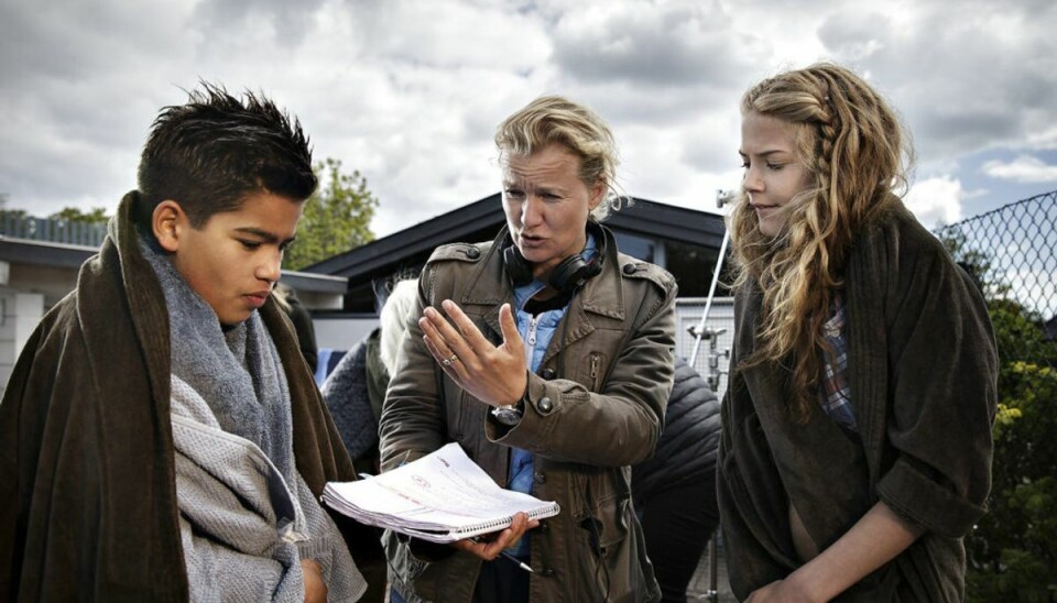 Familiefilm blev hendes store succes Tilde Harkamp har særligt erfaringer med at instruere børn. Foto: Scanpix