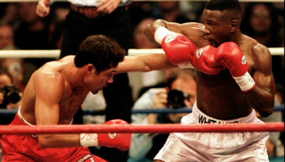Whitaker var en af 90’ernes største boksere. KLIK FOR FLERE BILLEDER. Foto: Scanpix Whitaker var en af 90’ernes største boksere. KLIK FOR FLERE BILLEDER. Foto: Scanpix