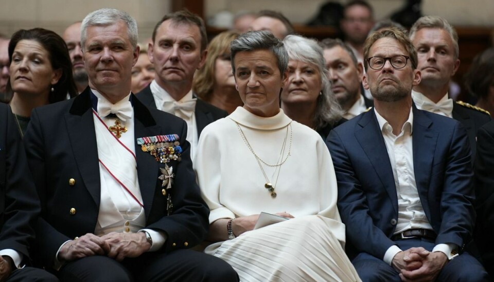 Udover dronning Margrethe deltager også blandt andet EU's konkurrencekommissær, Margrethe Vestager, ved Håndværkerforeningens medaljeoverrækkelse. Udover dronning Margrethe deltager også blandt andet EU's konkurrencekommissær, Margrethe Vestager, ved Håndværkerforeningens medaljeoverrækkelse.