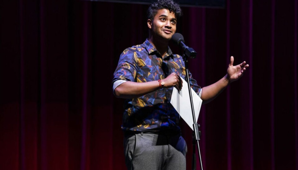 Ung musicalstjerne satsede – rigtigt Diluckshan Jeyaratnam er oprindeligt uddannet multimediedesigner. (foto: Martin Sylvest/Scanpix Ritzau 2018)
