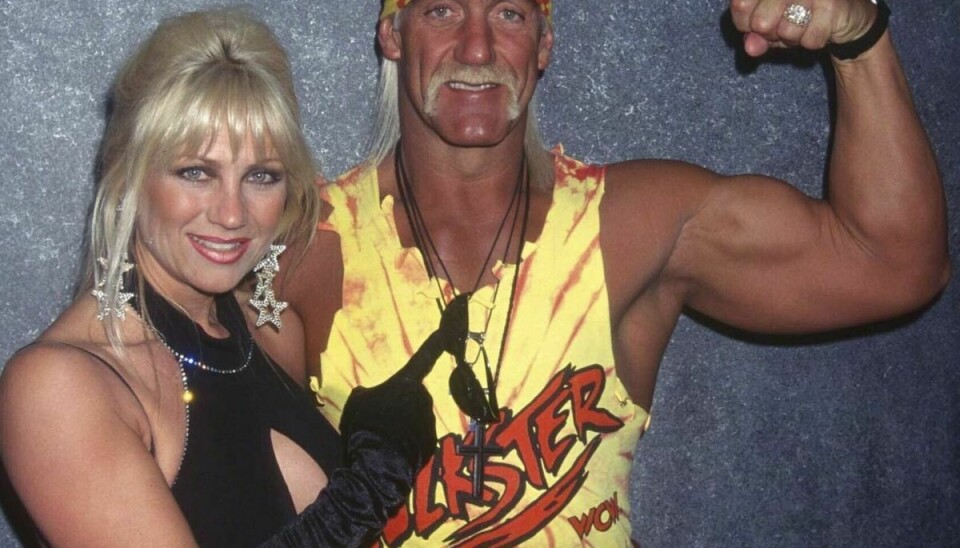Hulk Hogan med ekskonen Linda i 1994.