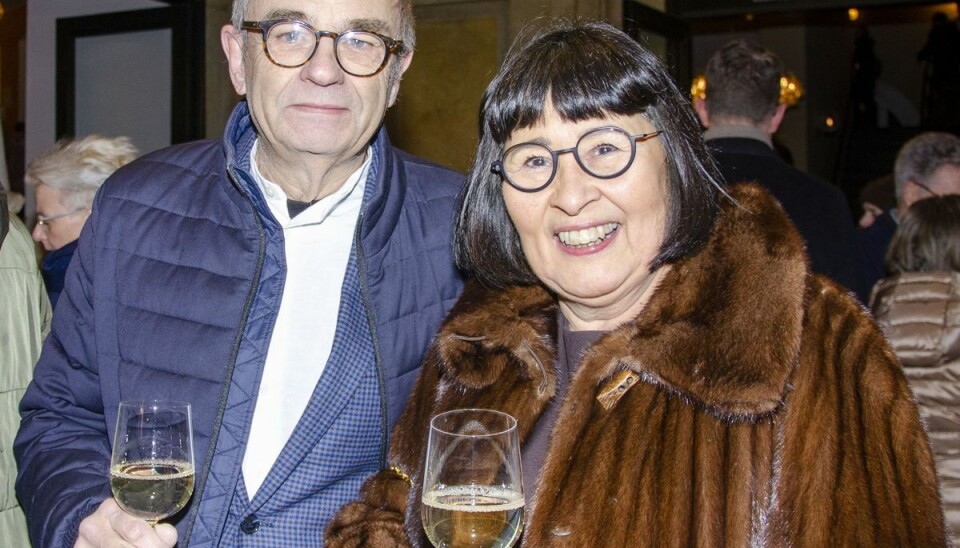 Rosa Kildahl med sin mand Carsten.