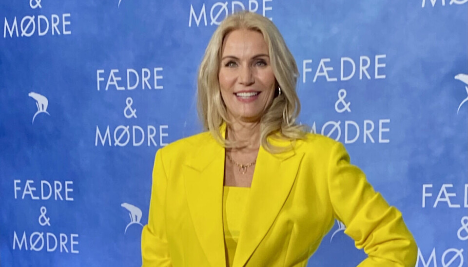 Helle Thorning stråler.